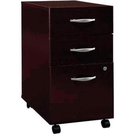 BUSH IND Bush Furniture Three Drawer File Cabinet - Mocha Cherry - Series C WC12953